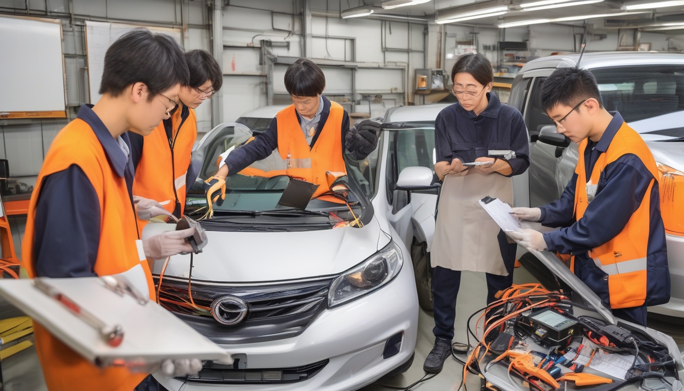 教材用電気自動車が変える整備士教育、千葉県の実習現場から見るEV人材育成の現在地