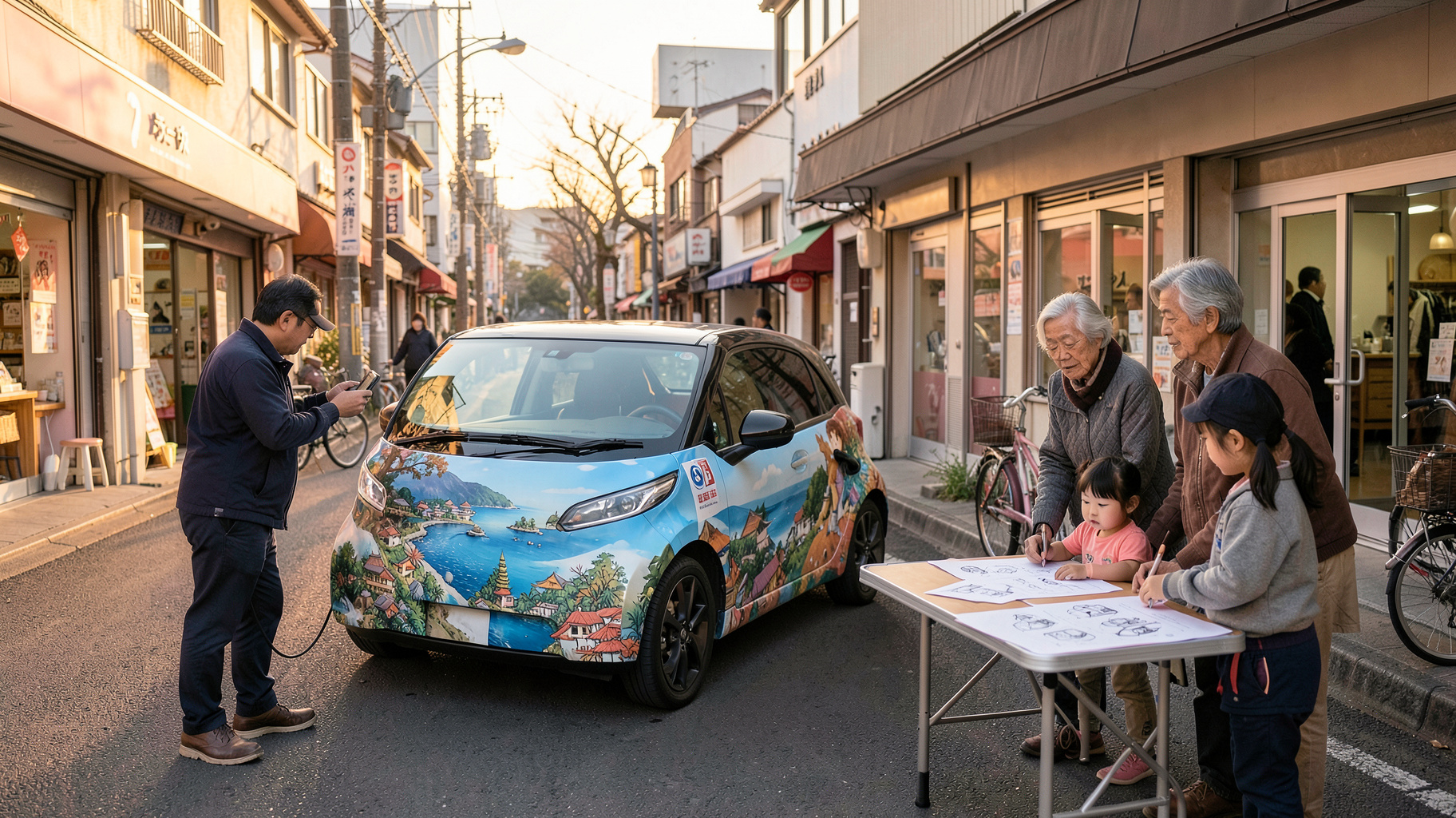 小型電気自動車のラッピングデザイン公募が示す地域交通とまちづくりの新しい接点