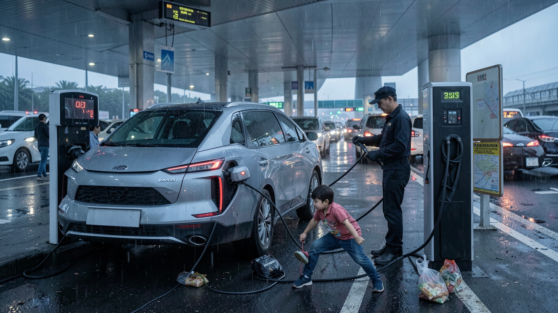中国EVの超急速充電競争が加速、車と充電網の実力を左右する条件